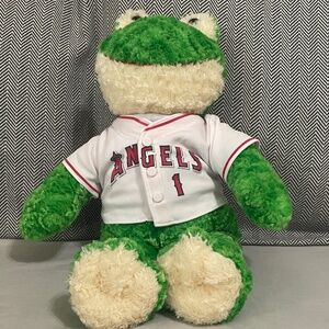 Build-A-Bear Green "Angels Jersey" Plush Frog